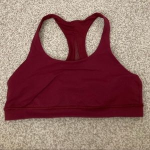 Lululemon Invigorate Sports Bra - DARK RED